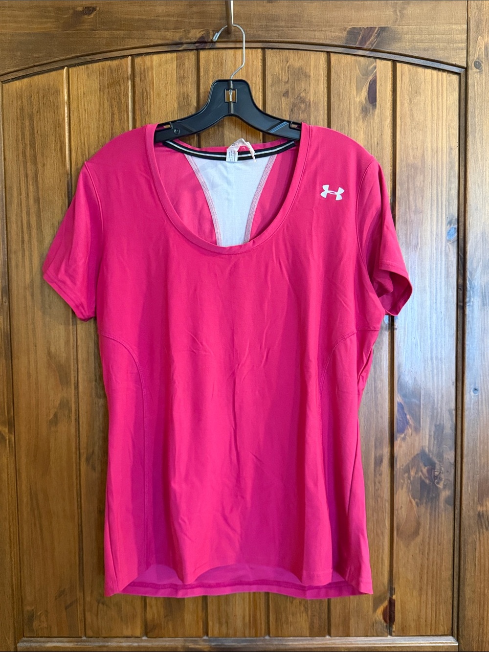 Under Armour Bright Pink Women's Short Sleeve Athletic Tee